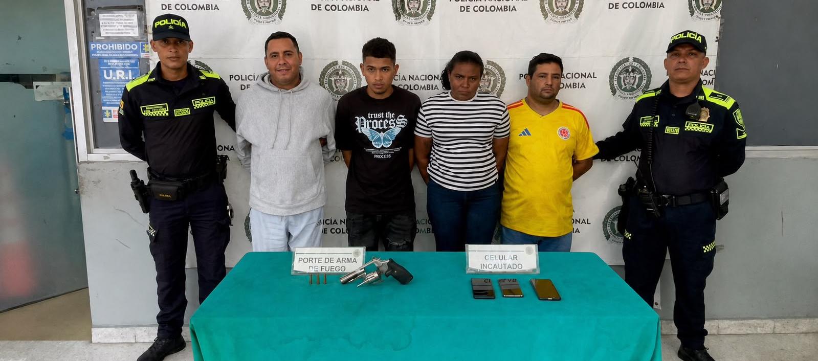 Los cuatro capturados
