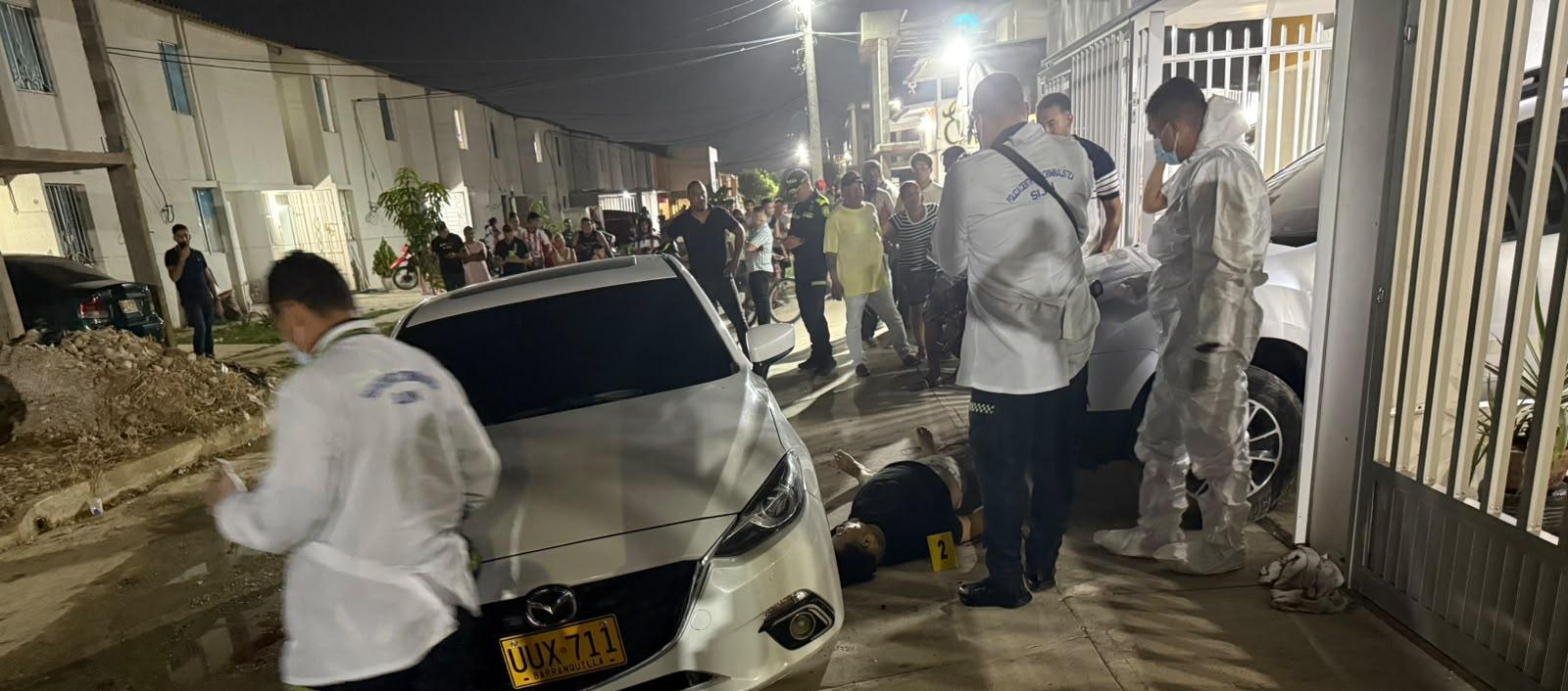 Lugar del asesinato en Caribe Verde