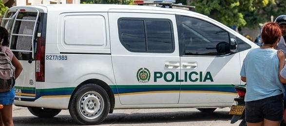Lugar del asesinato en el barrio Los Olivos