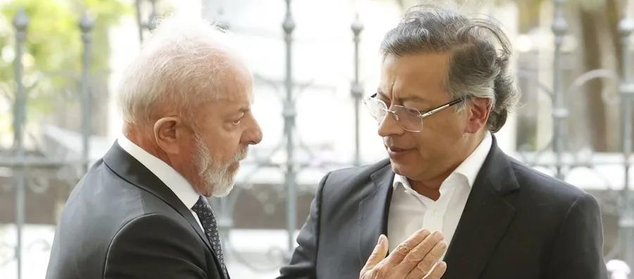 Luiz Inácio Lula da Silva y Gustavo Petro.