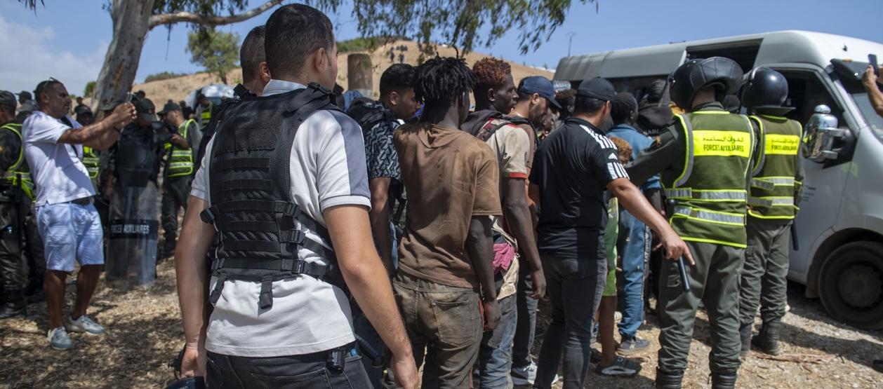 Los operativos de seguridad de Marruecos.