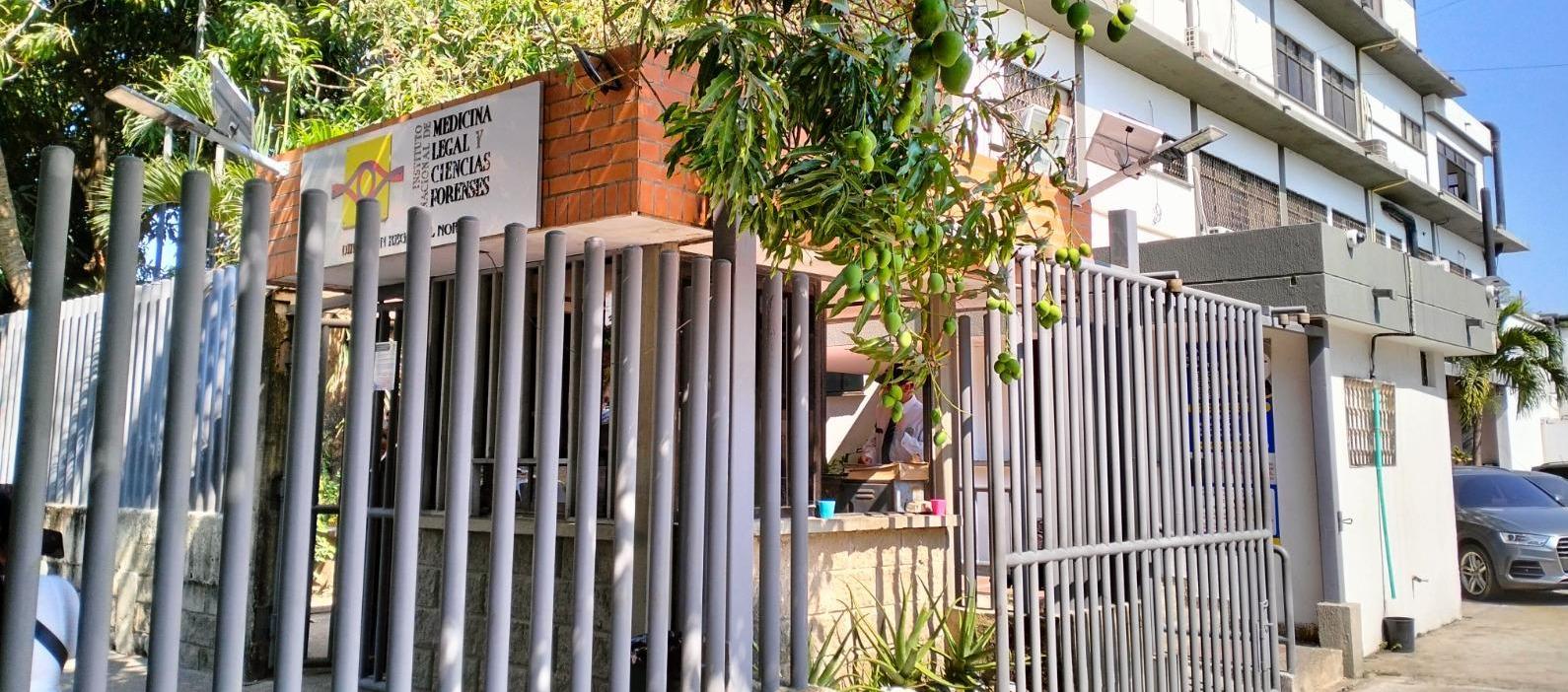 Fachada de Medicina Legal en Barranquilla.