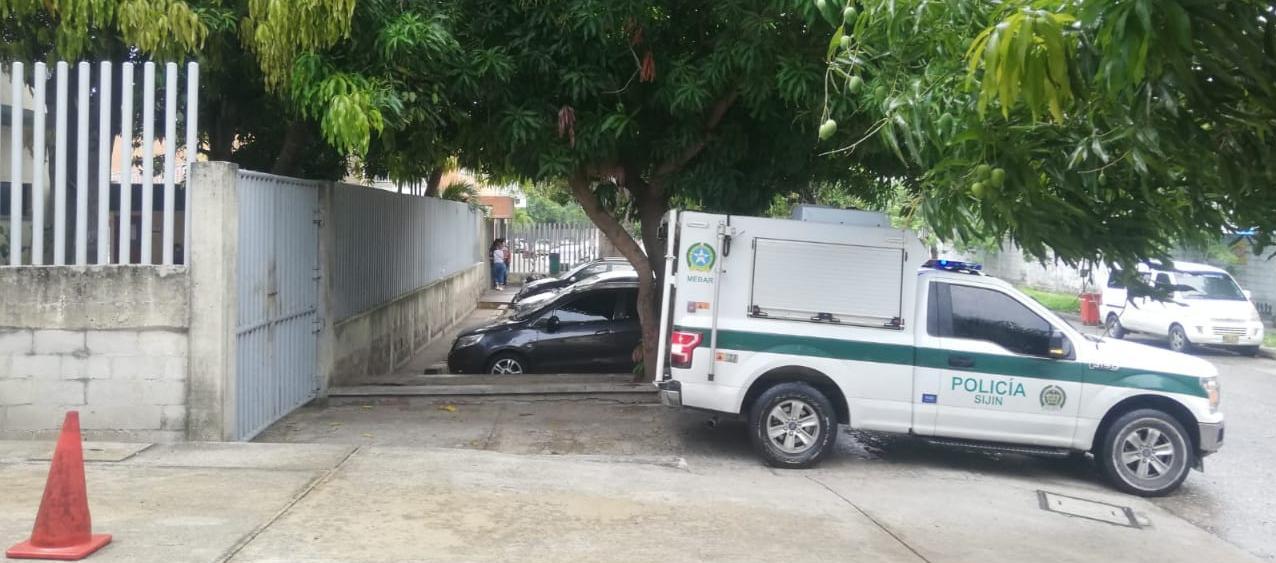 La Sijin de la Policía en Medicina Legal. 