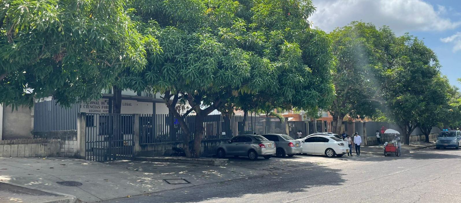 Fachada de Medicina Legal en Barranquilla.