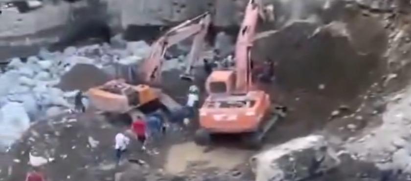 La mina donde se registró la emergencia.