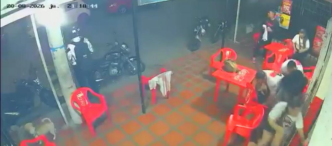 Momento de la masacre en Las Nieves.