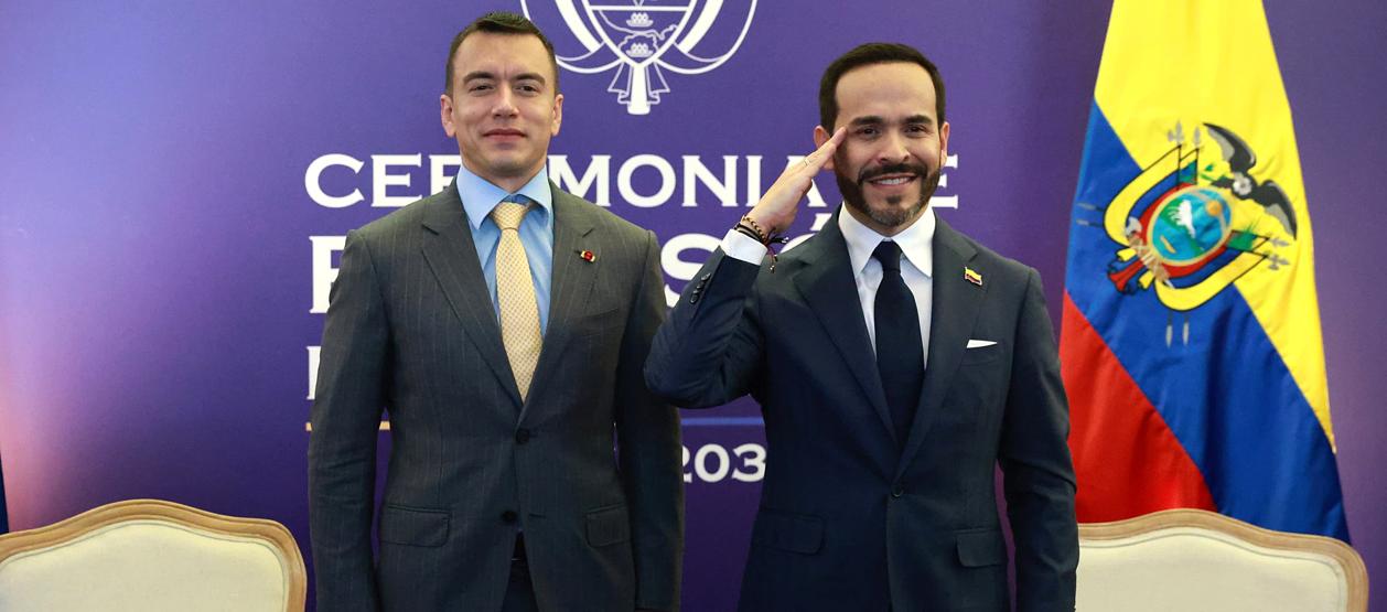 Daniel Noboa y Abelardo De La Espriella.