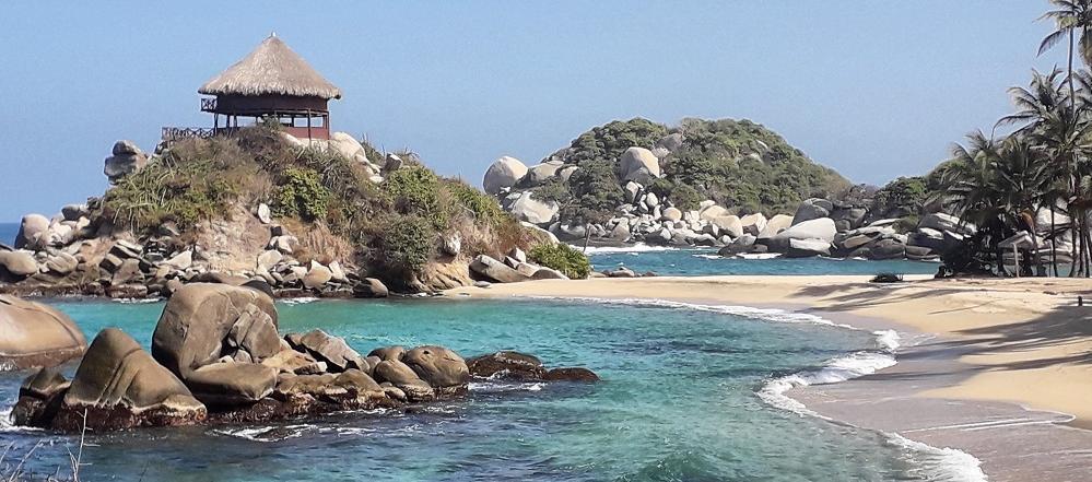 Aspecto del Parque Tayrona. 