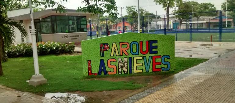 Parque de Las Nieves, en Barranquilla