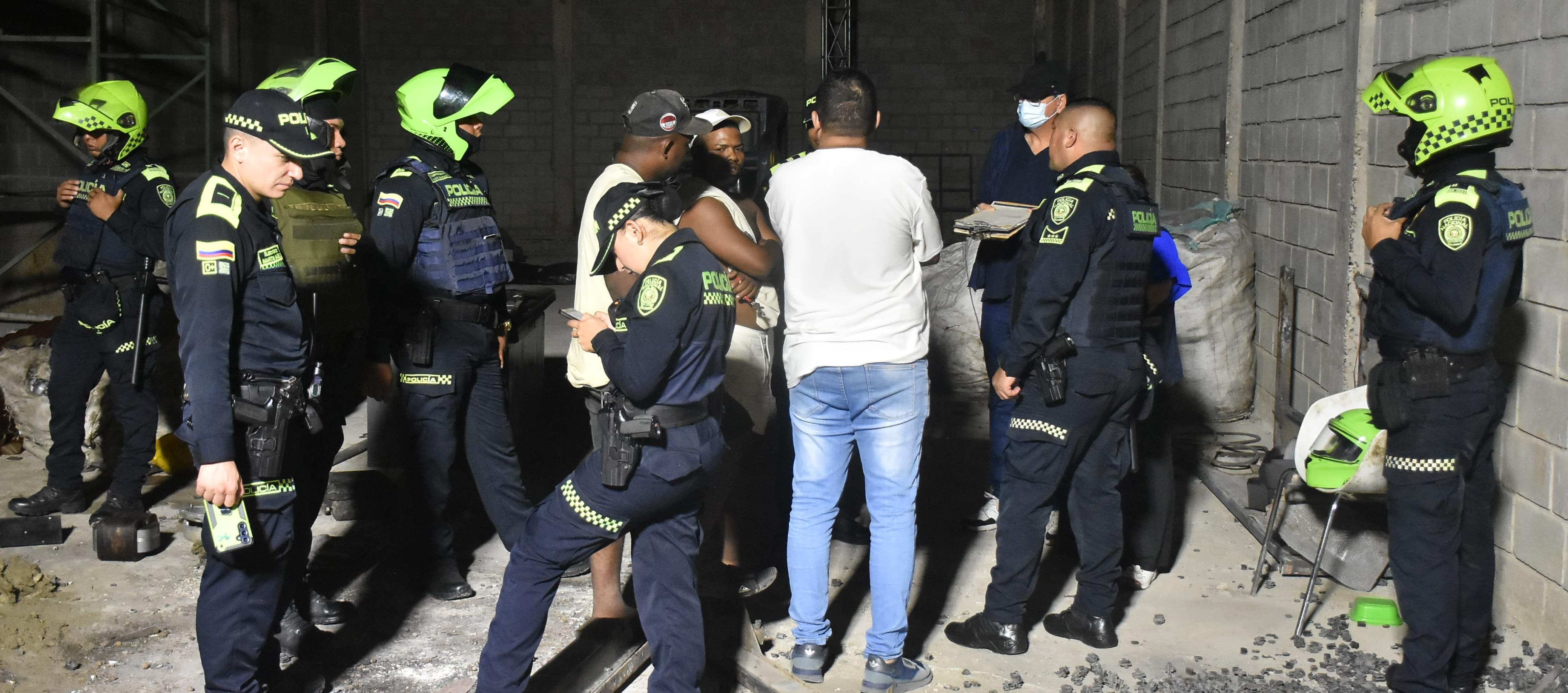 Policía Metropolitana de Barranquilla.