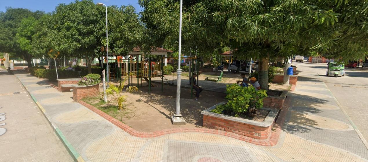 Plaza principal de Polonuevo. 