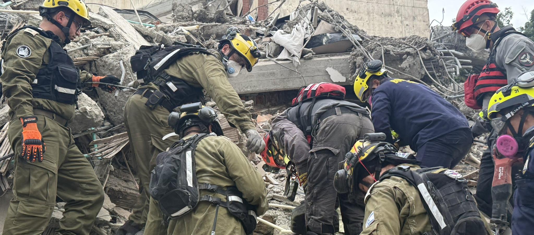 Imagen de las labores de rescate.