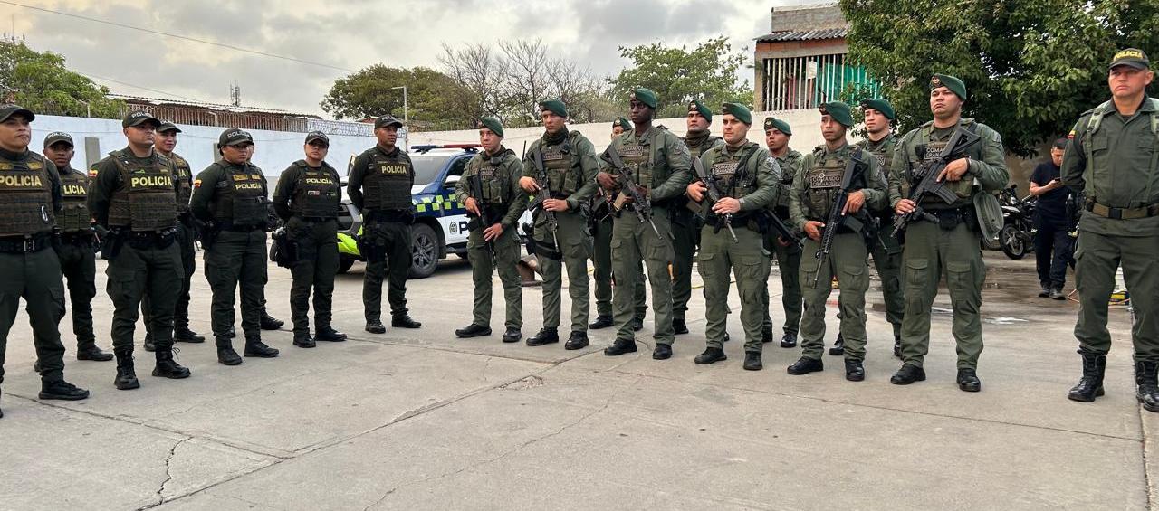 Los uniformados estarán ubicados en puntos estratégicos. 