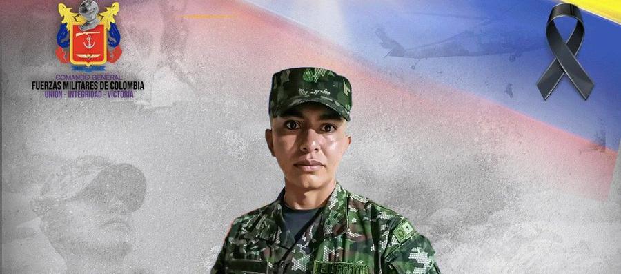 Soldado profesional Jhoan Camilo Sanabria Mendoza.