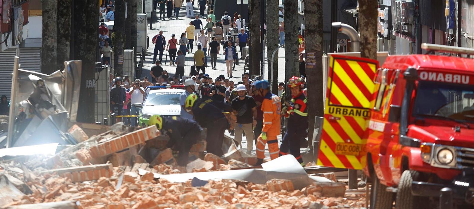 Afectaciones del terremoto en Manizales. 
