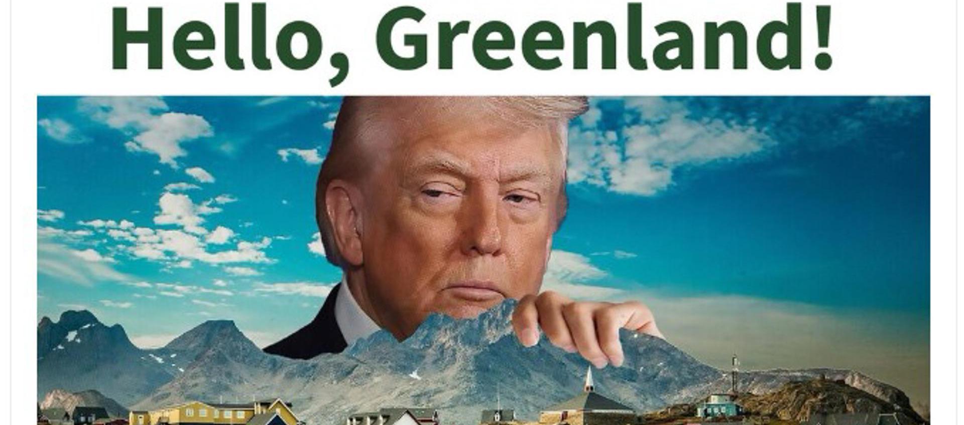 La imagen publicada por el mandatario estadounidense en su red social. 