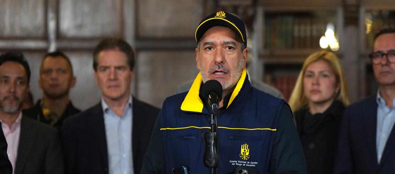El director de la Unidad Nacional de Gestión del Riesgo de Desastres (UNGRD), Daniel Tamayo.