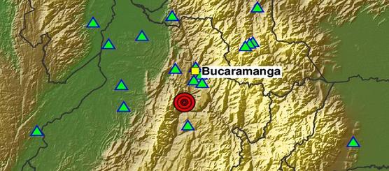 Imagen del reporte del Servicio Geológico Colombiano.
