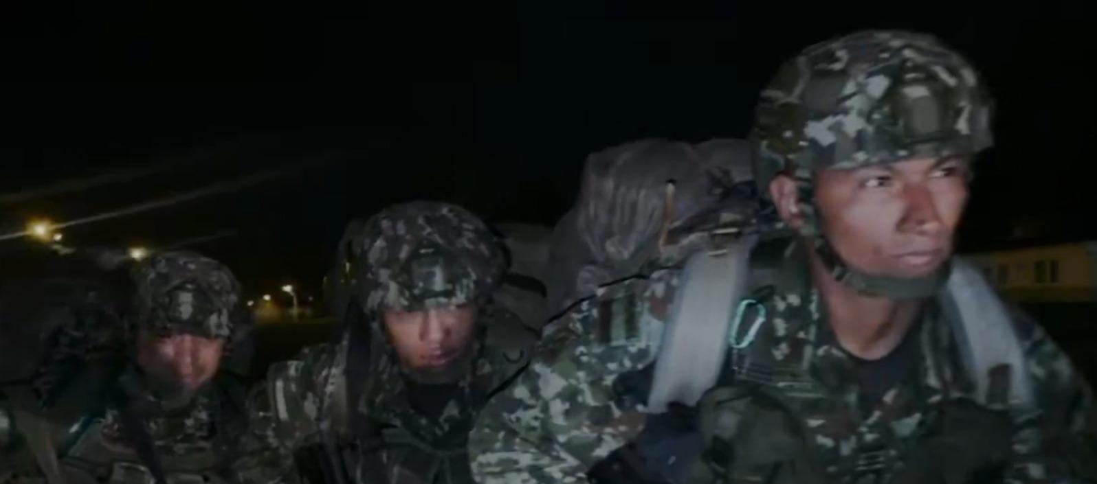 Tropas del Ejército.