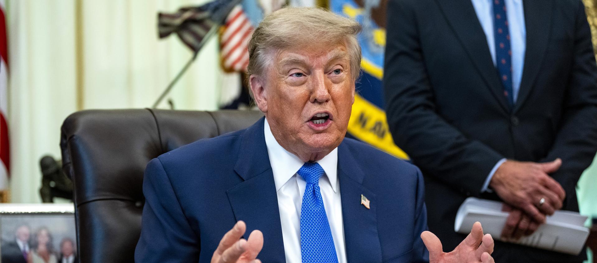 Donald Trump, presidente de los Estados Unidos.