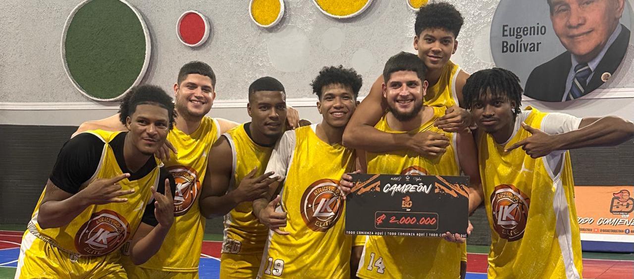 Micheladas LK Élite, campeón de la primera edición de la Basket Directo Cup.