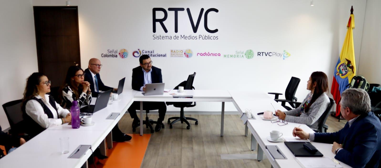 Visita de la Contraloría en RTVC.