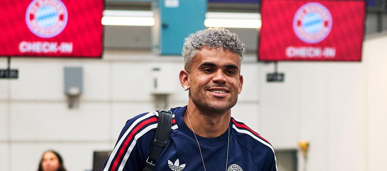 Luis Díaz, con su nuevo club, previo al viaje a Asia con el Bayern Múnich.