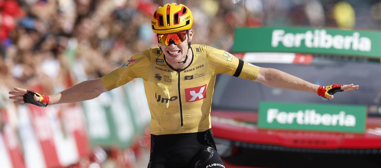 El noruego Andreas Leknessund, ganador de la séptima etapa de la Vuelta a España.