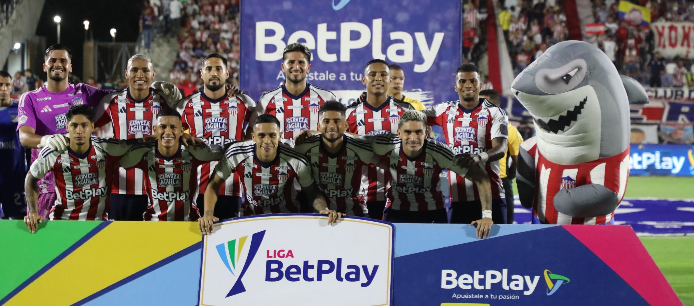Formación inicialista de Junior en su último partido de local contra Millonarios.
