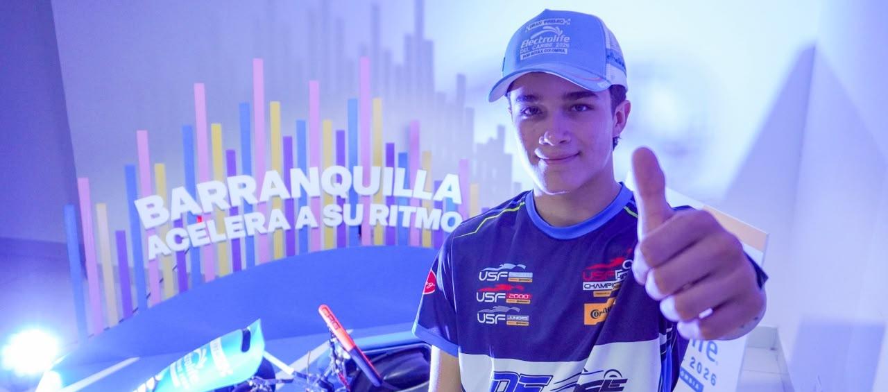 Sebastián 'Tatán' Garzín, piloto huilense. 