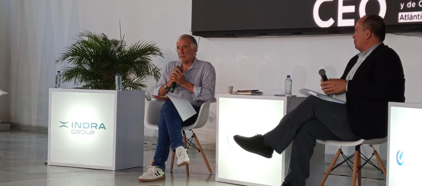 El gobernador del Atlántico, Eduardo Verano, durante su intervención.