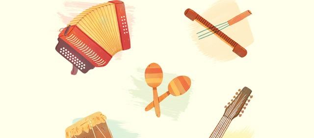 La música dentro de la poesía del Caribe. 