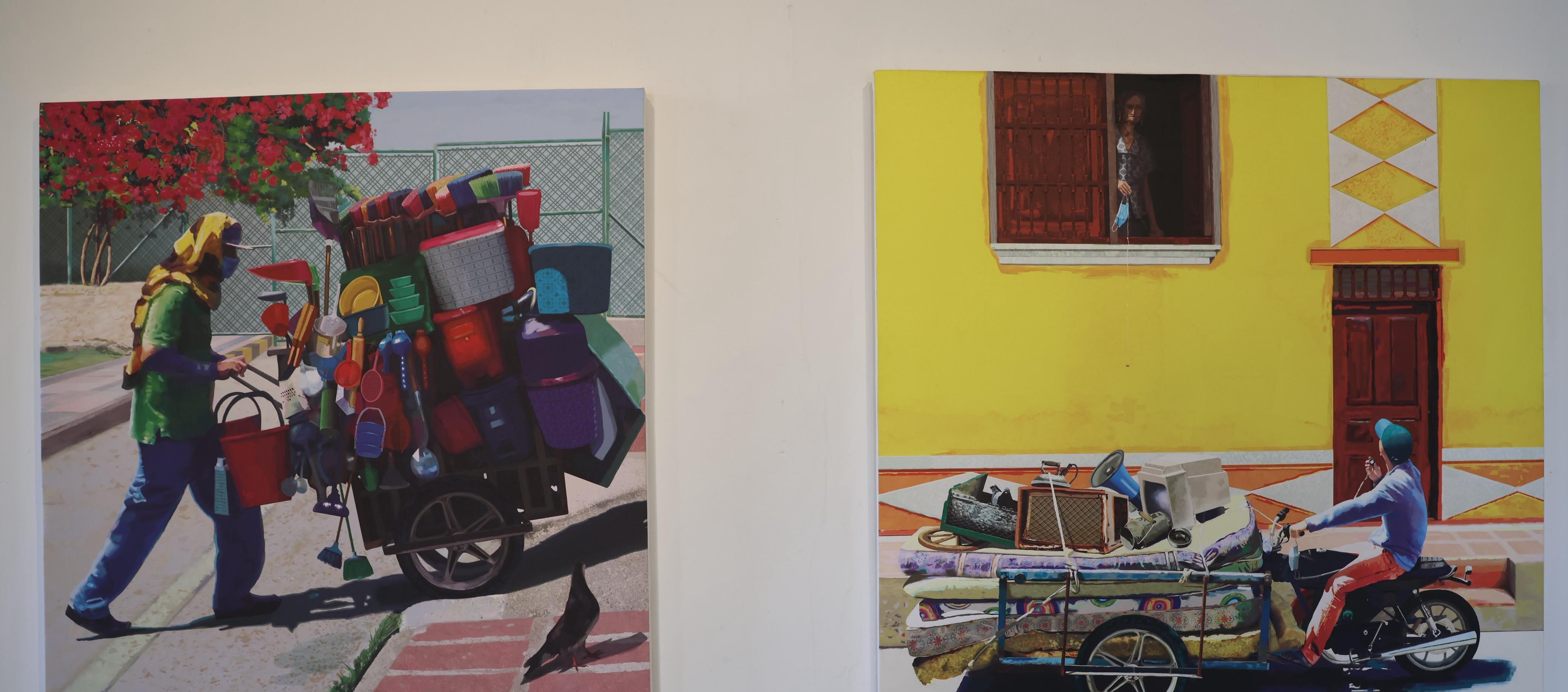 Fotografías que hacen parte de la exposición. 