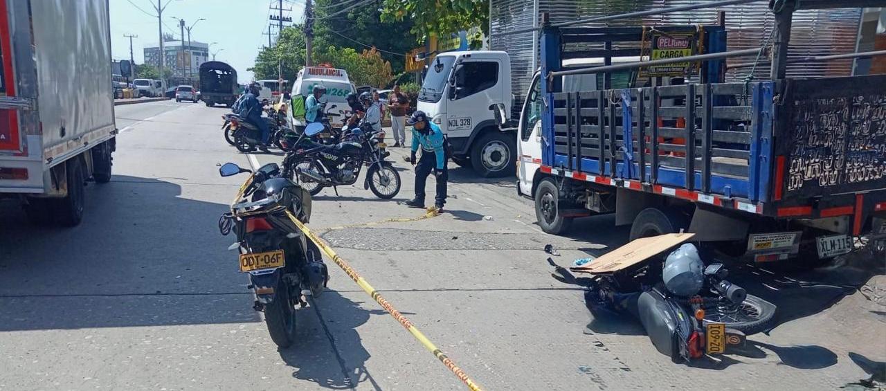 Accidente en la Vía 40. 