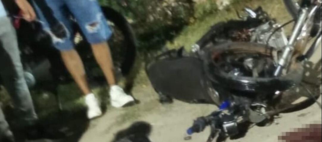 Accidente en la Vía Juan Mina. 