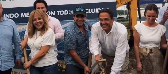 El alcalde Alejandro Char y el CEO de Ilunion, Francisco Centeno.