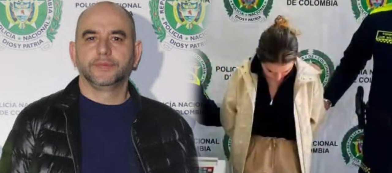 Alias 'Pinocho' y su pareja, Yolima Johana Murgas.