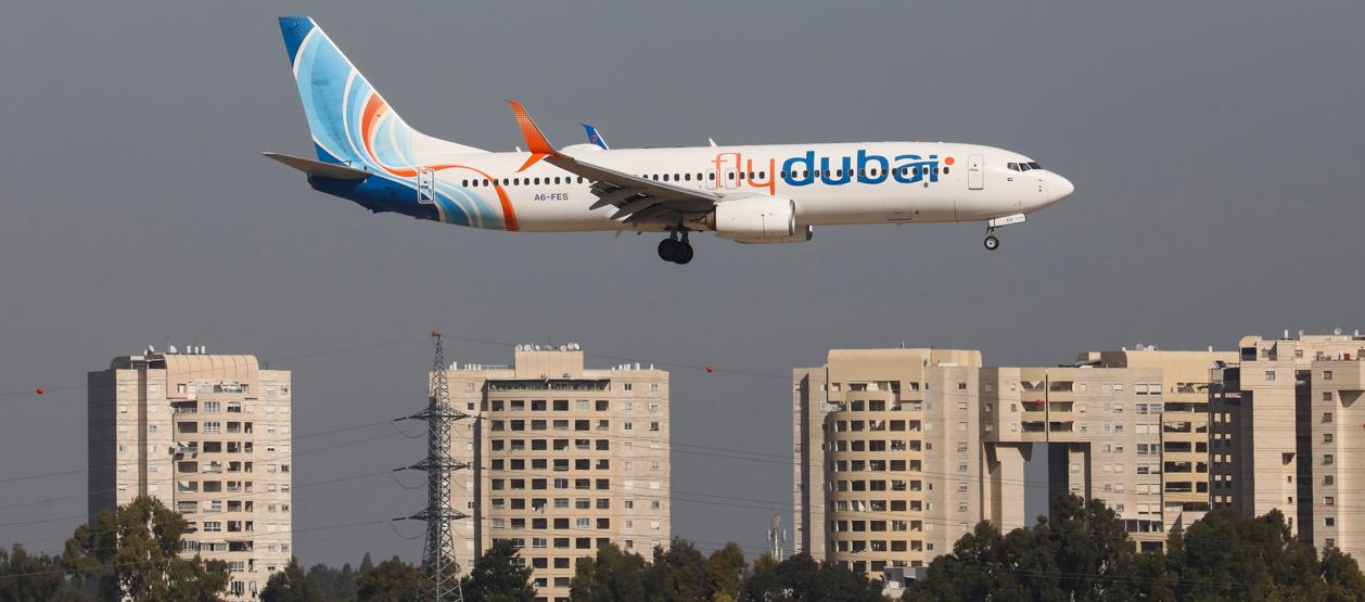 Avión de FlyDubai.