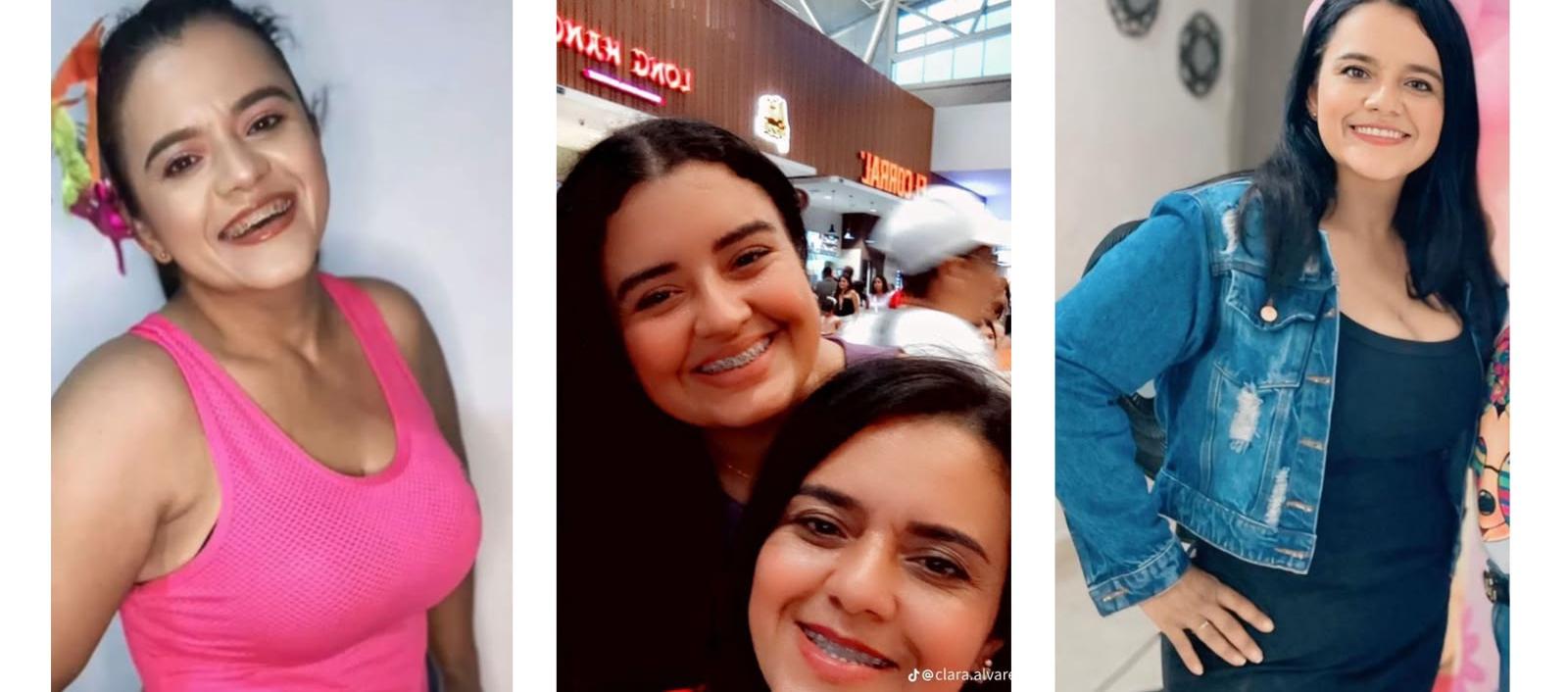 María Paula Aguilar Álvarez, y su mamá Clara Milena Álvarez Díaz.