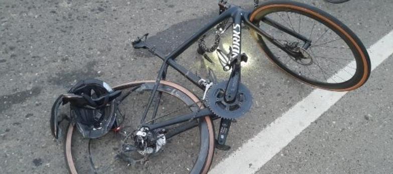 Imagen de un accidente en la Vía al Mar.