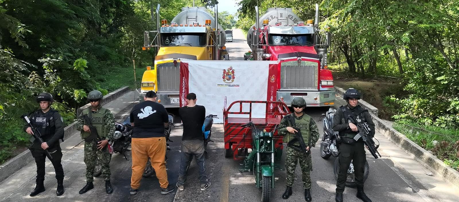 Dos personas fueron capturadas.