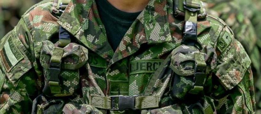 Un soldado del Ejército Nacional. 