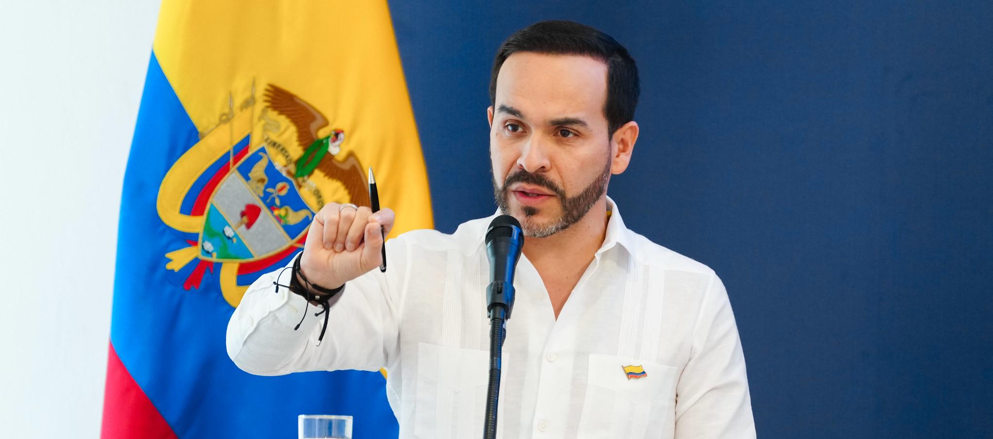 El Presidente Abelardo De La Espriella.