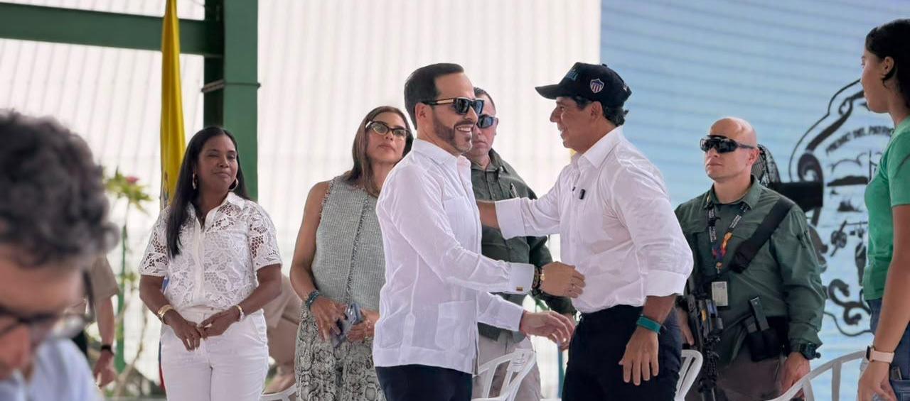 El Presidente Abelardo De La Espriella y el alcalde Alejandro Char.