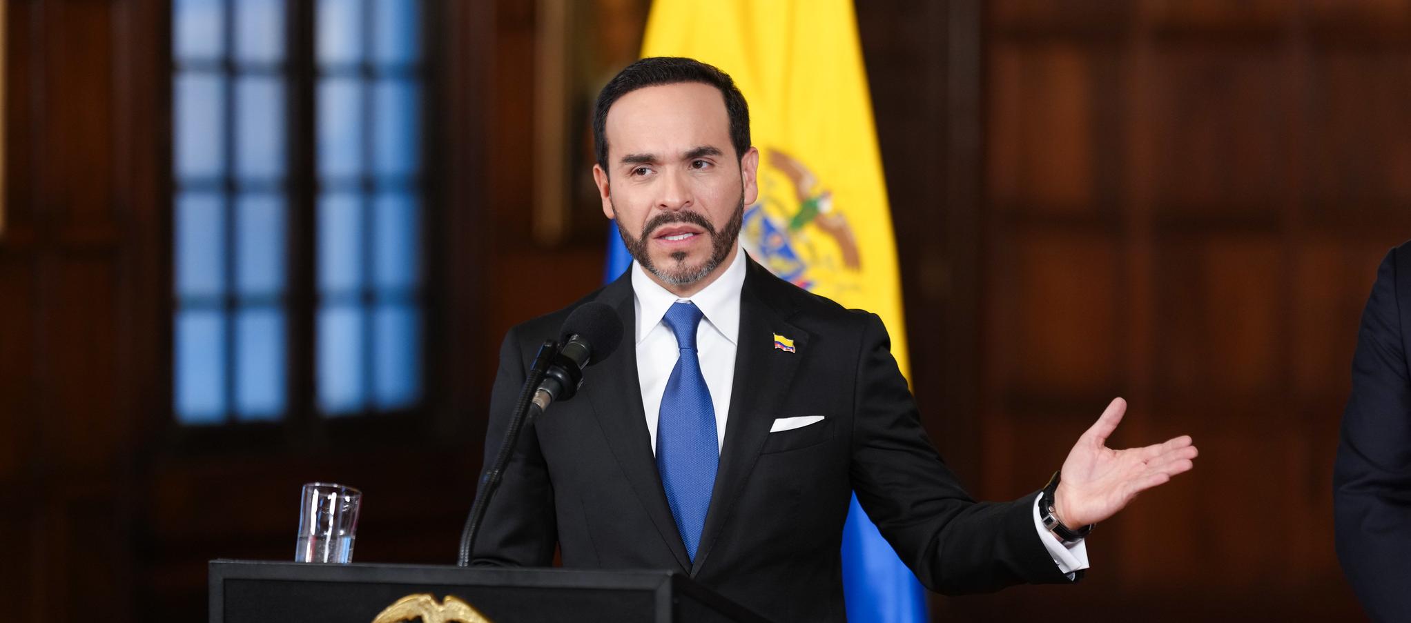 El Presidente Abelardo De La Espriella.