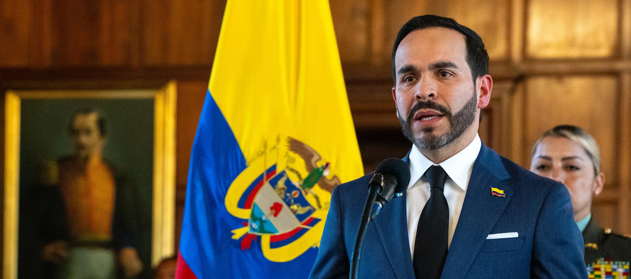 El Presidente Abelardo De La Espriella.
