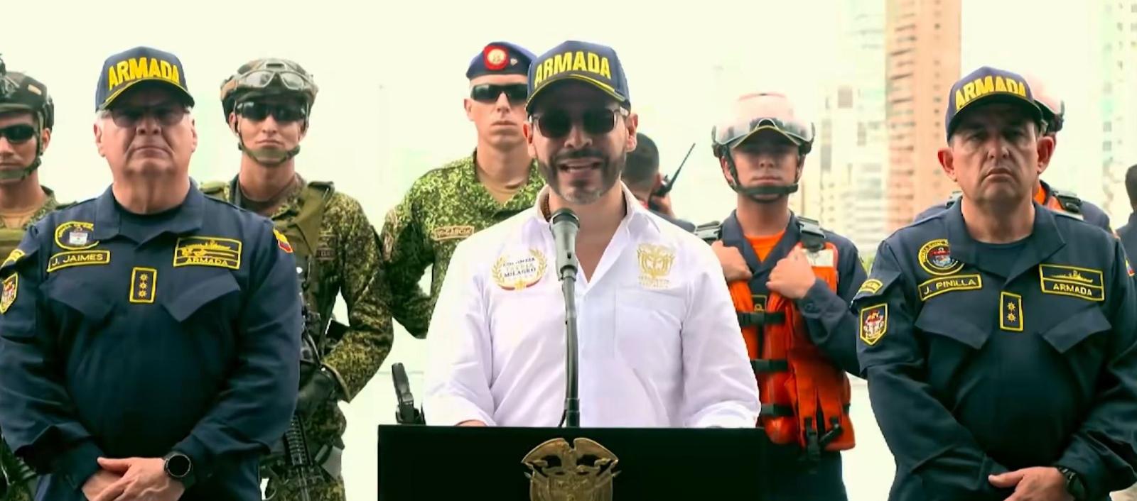 El Presidente Abelardo De La Espriella.