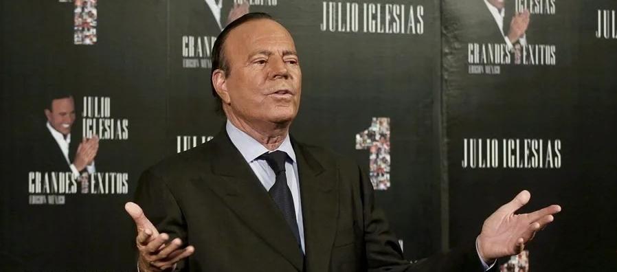 El cantante Julio Iglesias