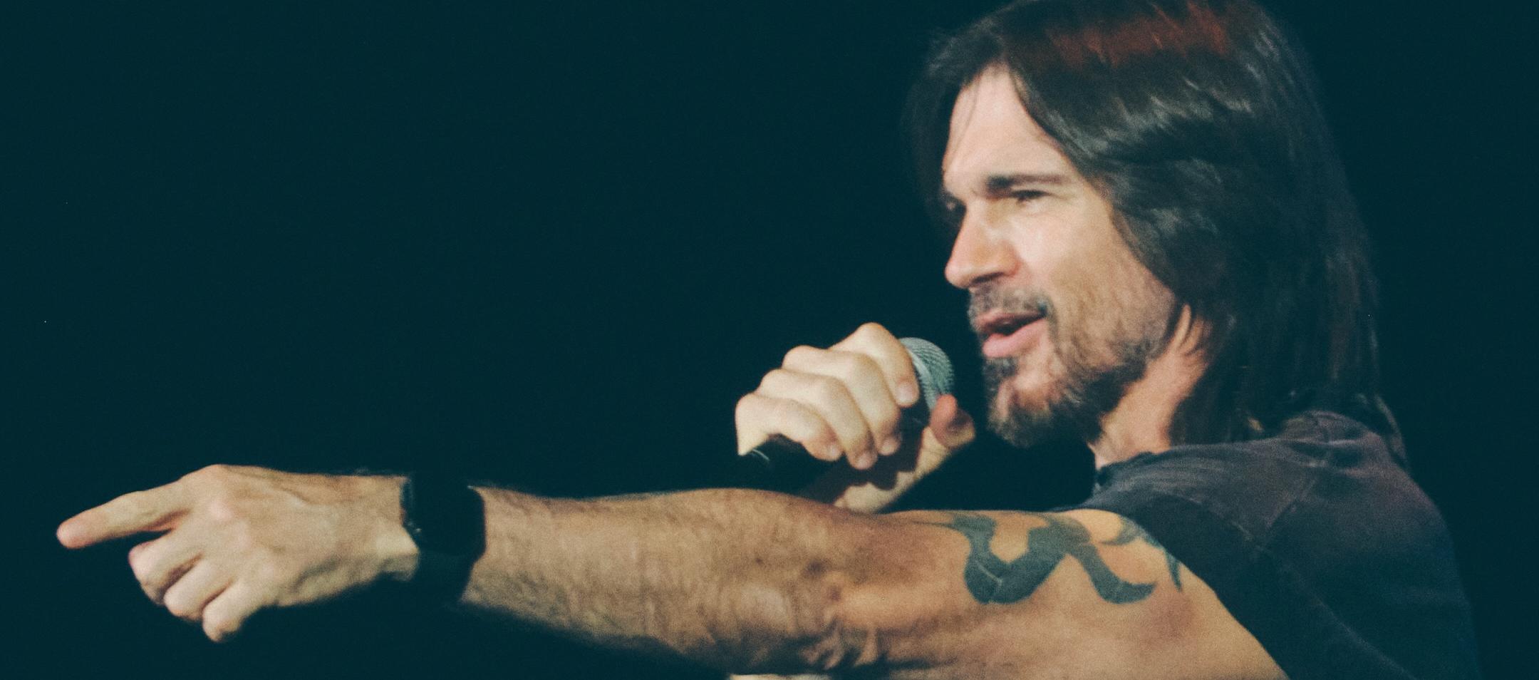 El cantante colombiano Juanes