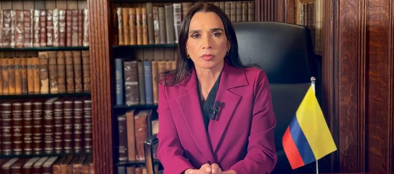 La Embajadora de Colombia en Estados Unidos, María Consuelo Araujo.
